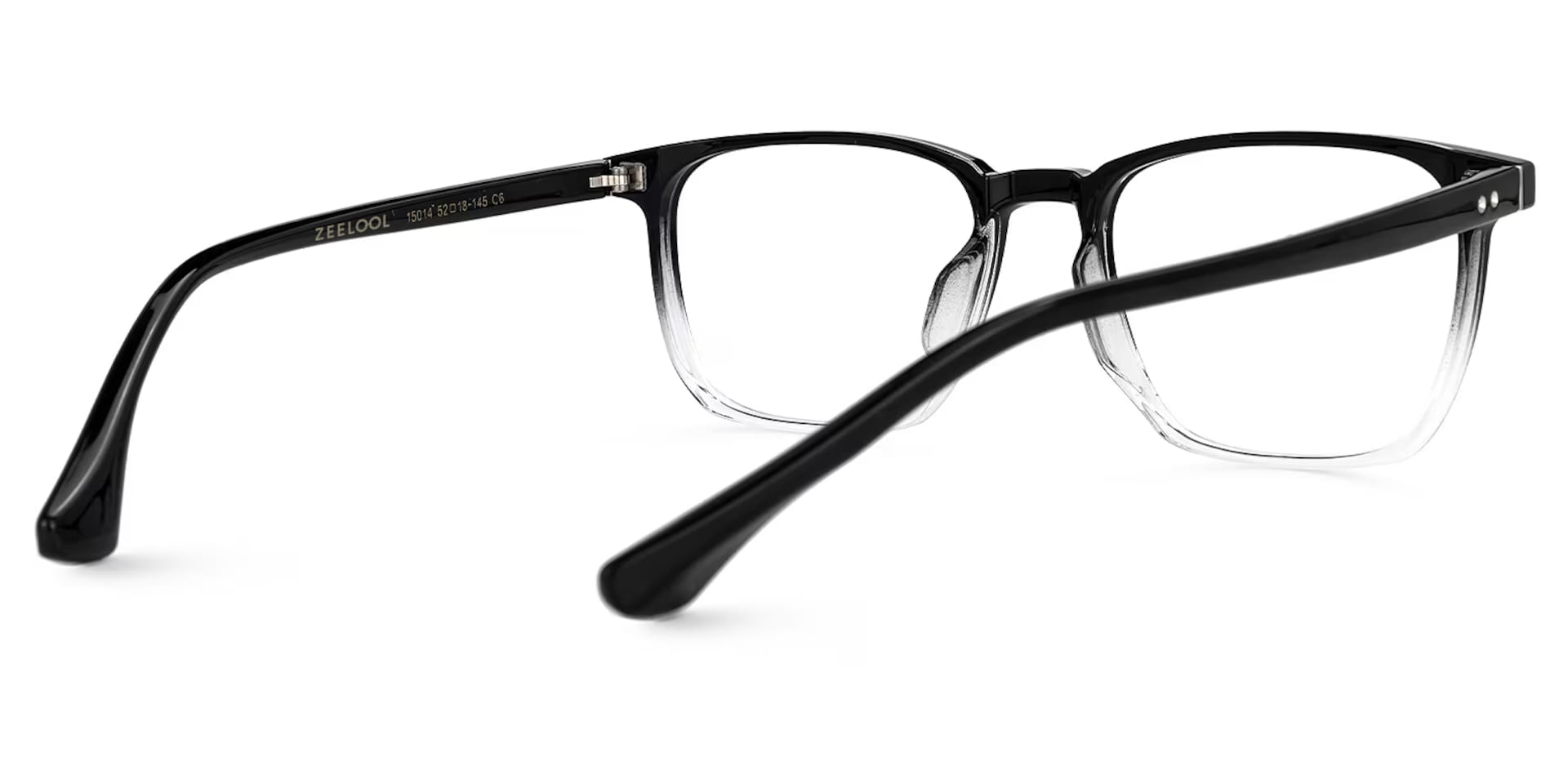 Martinez Square Black Glasses | Zeelool Glasses3