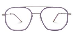 Bethany Aviator Purple Glasses0