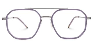 Bethany Aviator Purple Glasses0