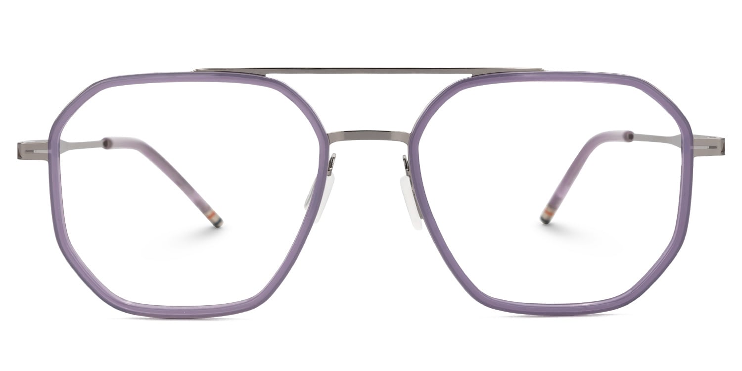 Bethany Aviator Purple Glasses0