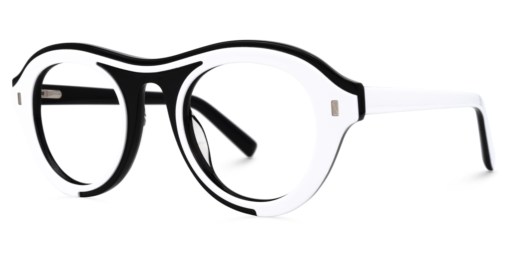 Round Milan White Glasses deals -Zeelool Glasses1