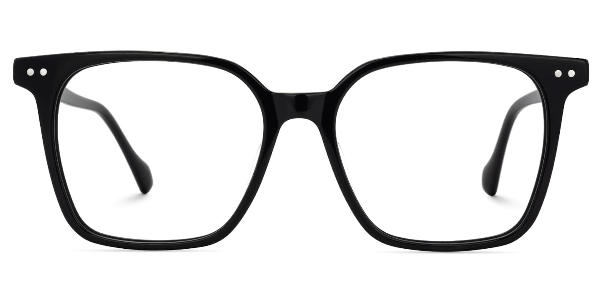Square Black Acetate Eyeglasses Frames1