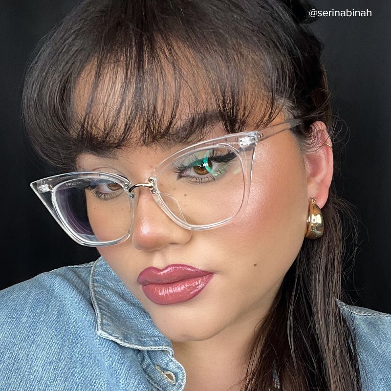 Chandrikar Cat Eye Clear Frame Glasses | ZEELOOL Canada8