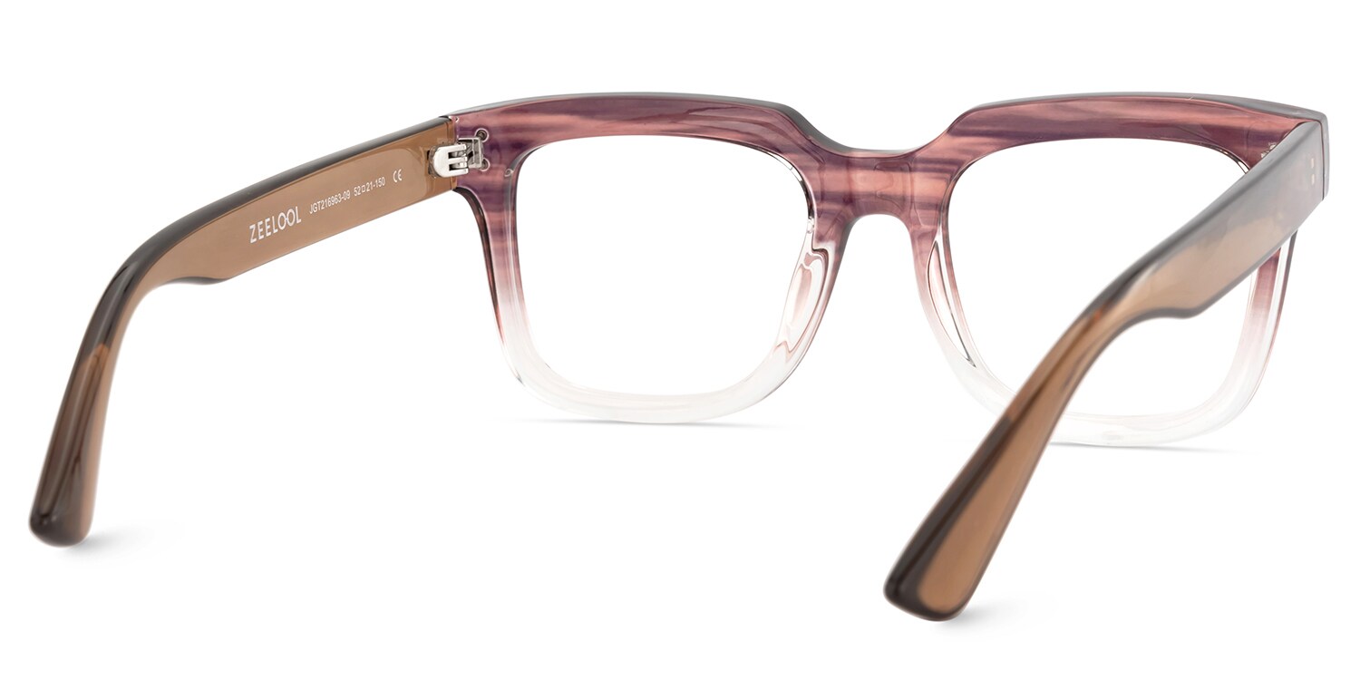 Square Spectacles For Men In Two-Tone Color5