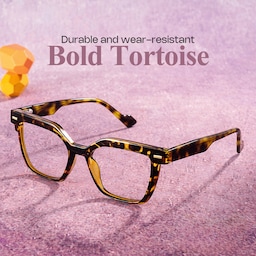 Pinette Square Tortoise Glasses0