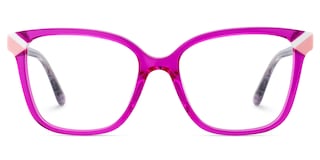 Nolan Square Neon Pink Glasses2