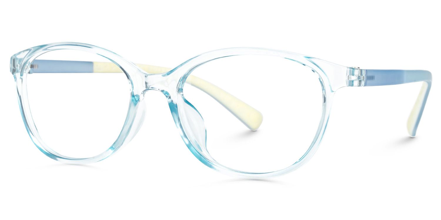 Kids Oval Amaker Glasses with Cute Style -Zeelool2