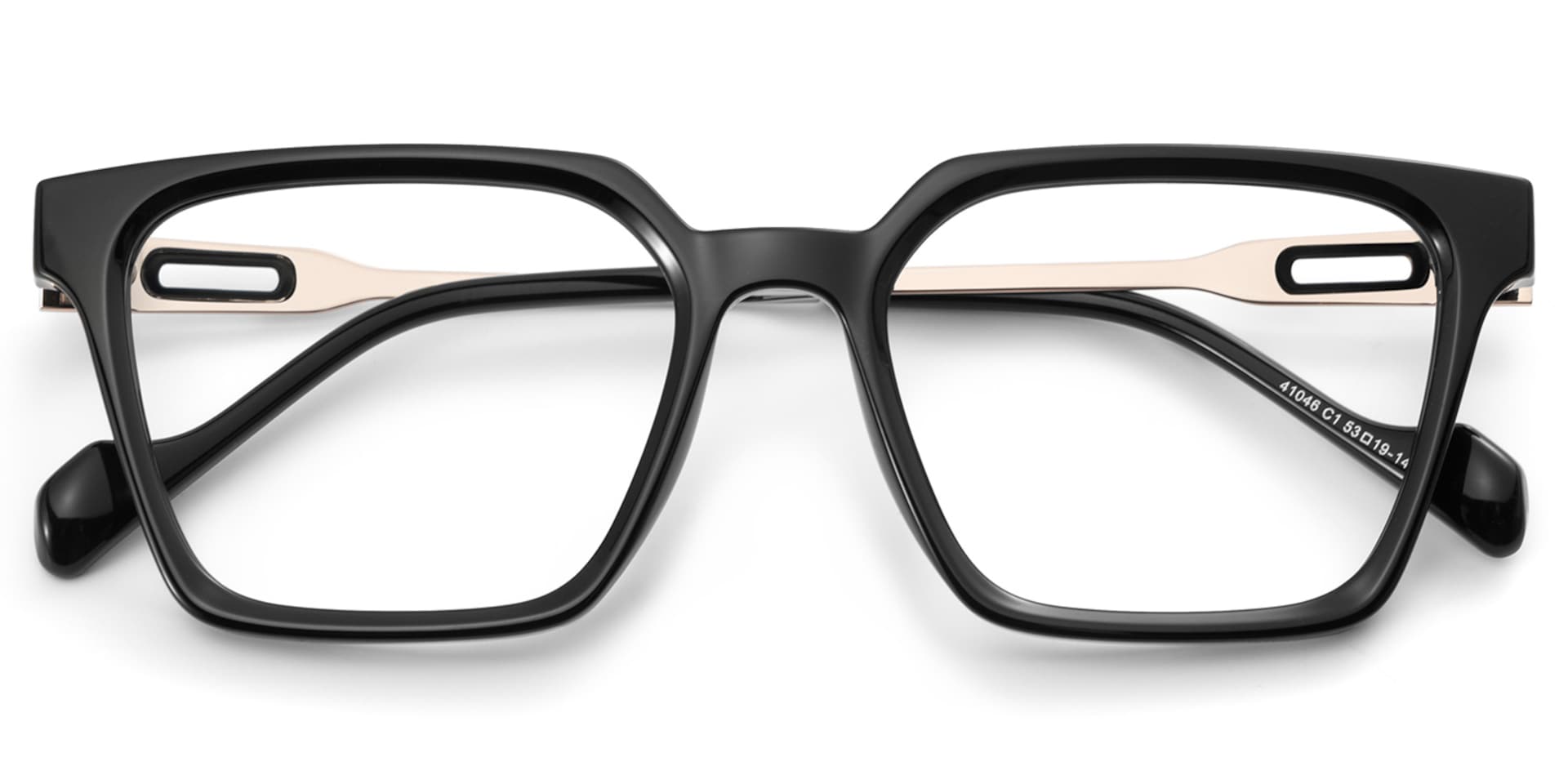 Mabel Eyeglasses in Square Black Frame | Zeelool2