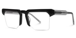 Myles Browline Black Glasses1