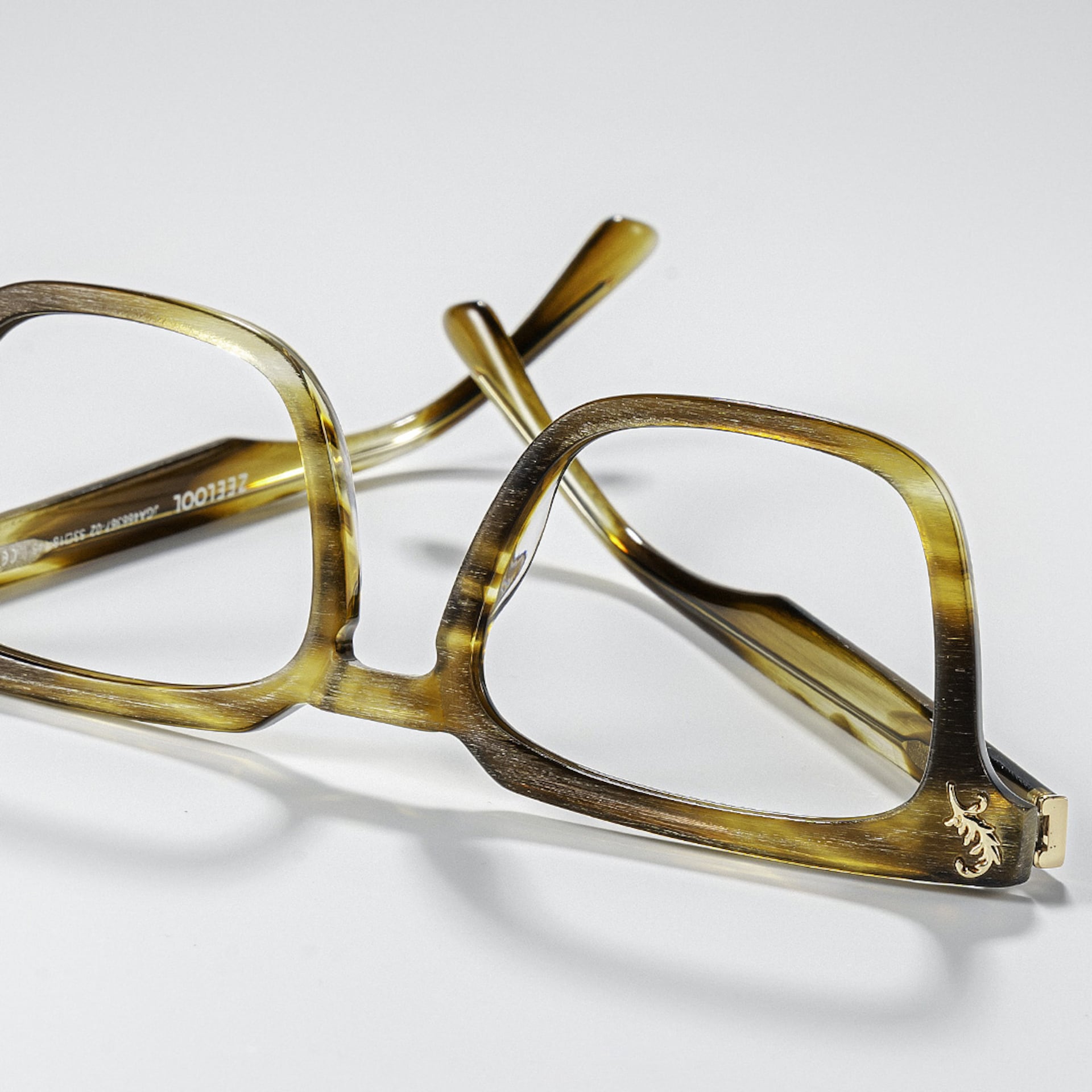 Men's Rectangular Eyeglasses Frames With Brown Color | Zeelool0