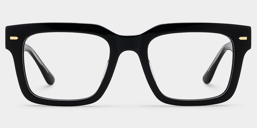 Benjamin Rectangle Black Glasses