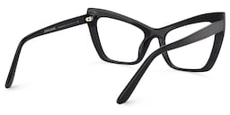Driscoll Cateye Black Glasses4