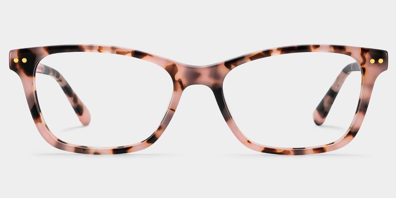 Juliana Pink Tortoise Thin Frame Eyeglasses | ZEELOOL0