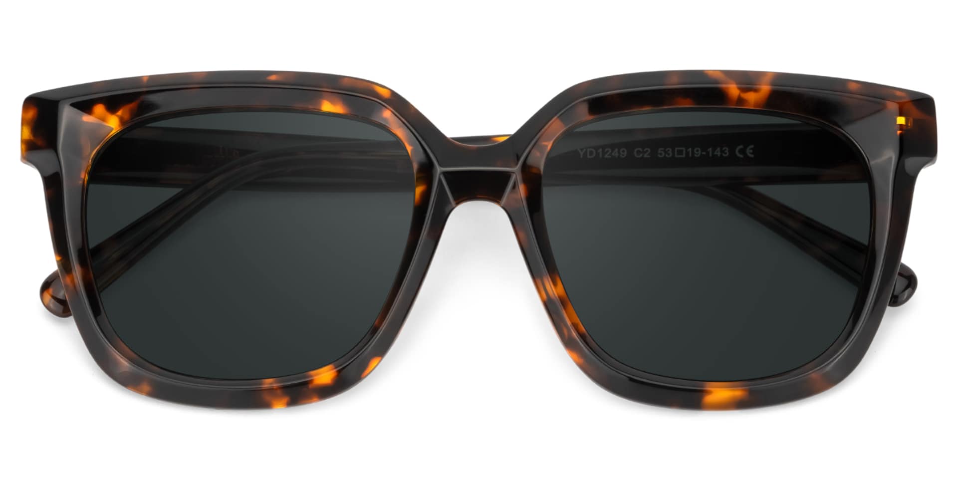 Lark Square Tortoise Polarized Sunglasses1