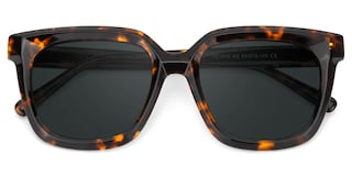 Lark Square Tortoise Polarized Sunglasses1