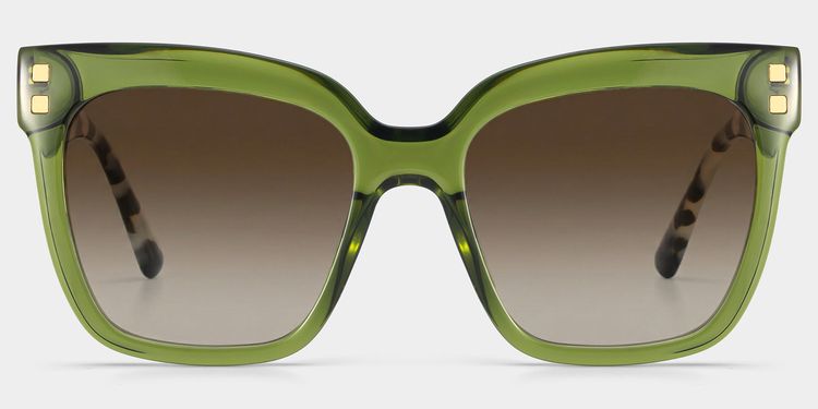 Minguela Green Square Sunglasses