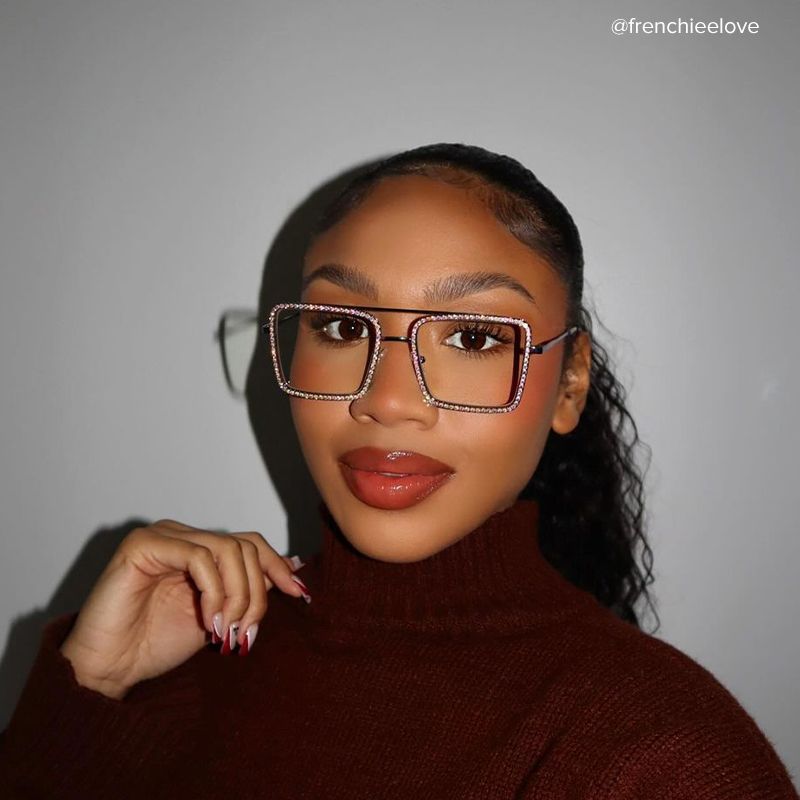 Diva Eyeglasses with Bling, Sparkly Prescription Glasses9