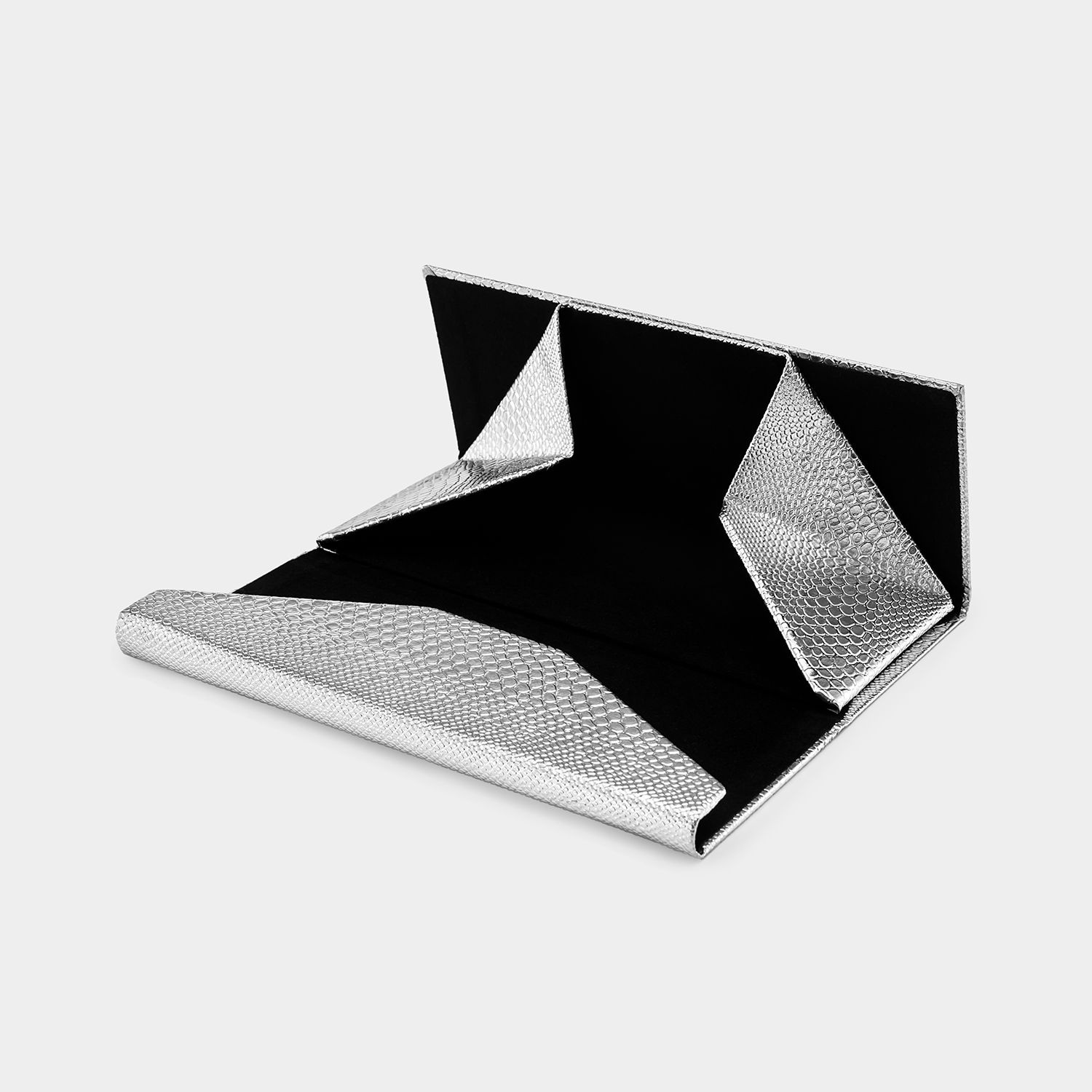 Silver Portable Glasses Storage Bag3
