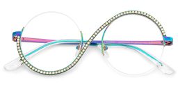 Jaila Round Iridescent Glasses2