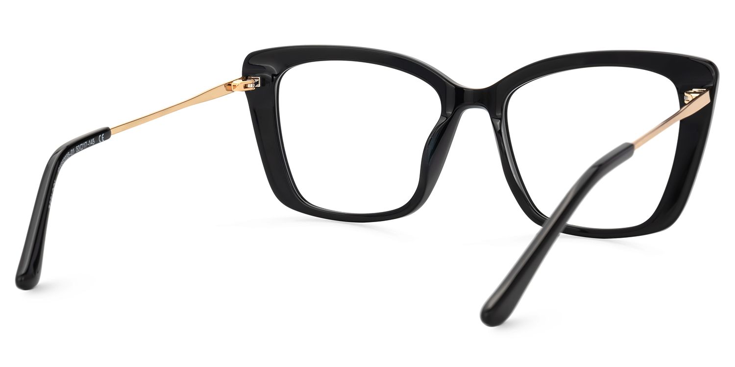 Sheyla Black Cat Eye Frames For Women | Zeelool4