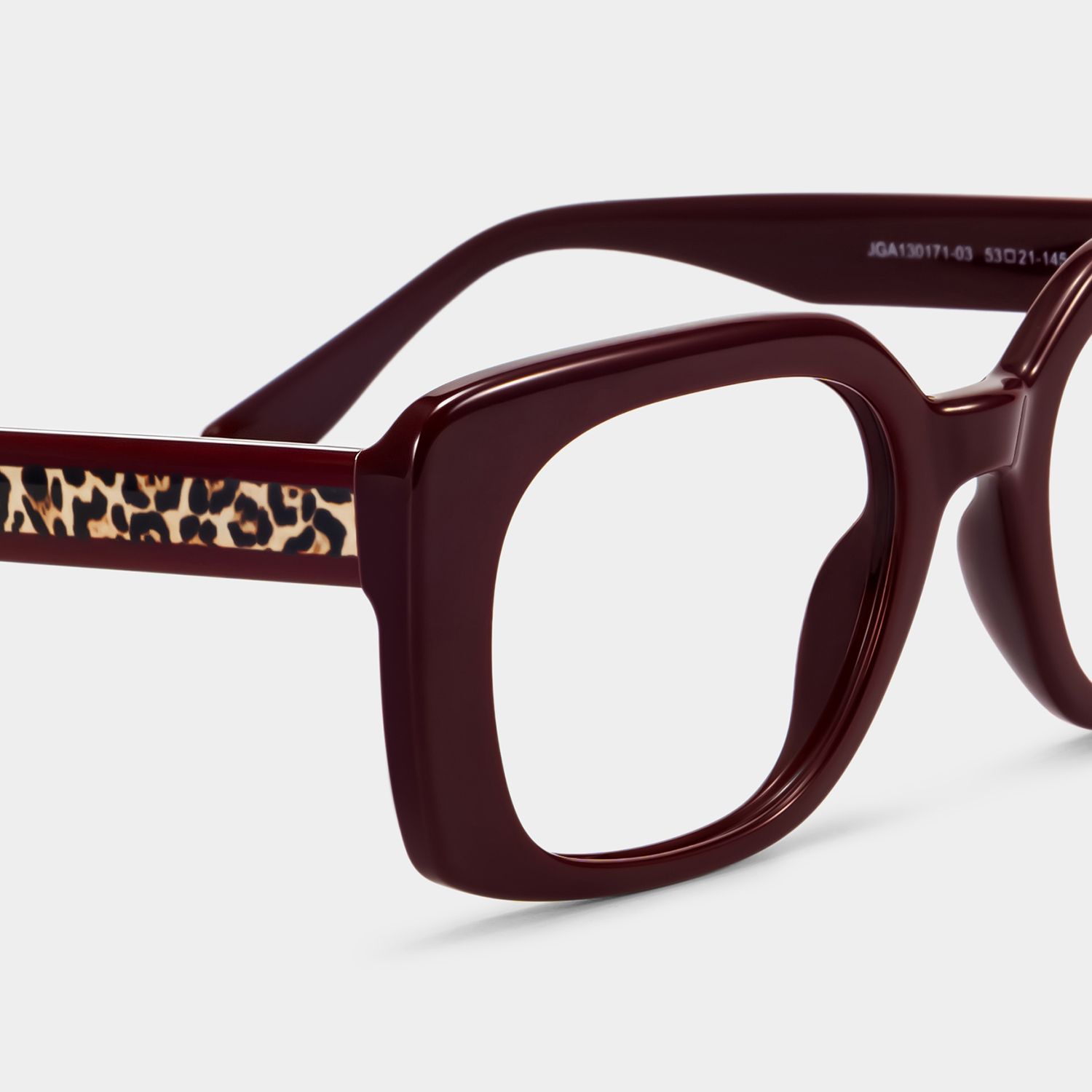 Natalie Red Square Glasses | ZEELOOL5