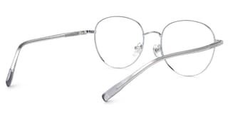 Celena Round Silver Glasses3