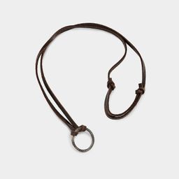 Adjustable Eyeglasses Leather Strap Alloy Ring2