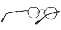 Wester Geometric Peacock-Green Glasses3