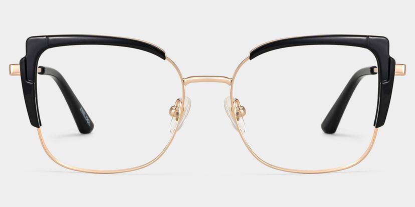 Jesmin Square Black Glasses