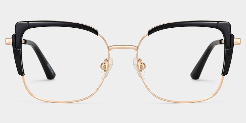 Jesmin Square Black Glasses good-img