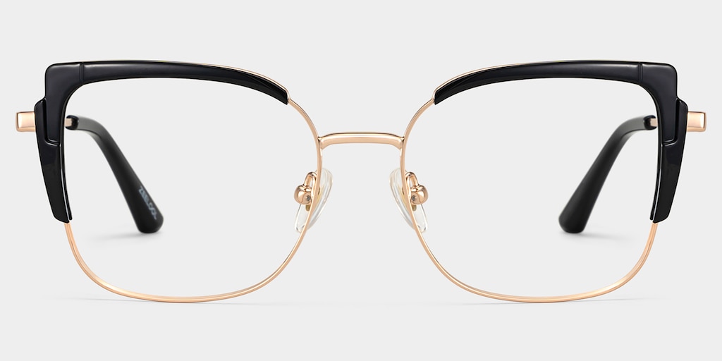 Jesmin Square Black Glasses