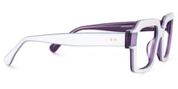 Suarez Square White Glasses2