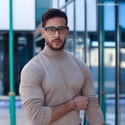 Colin Rectangle Black-Gray Glasses6