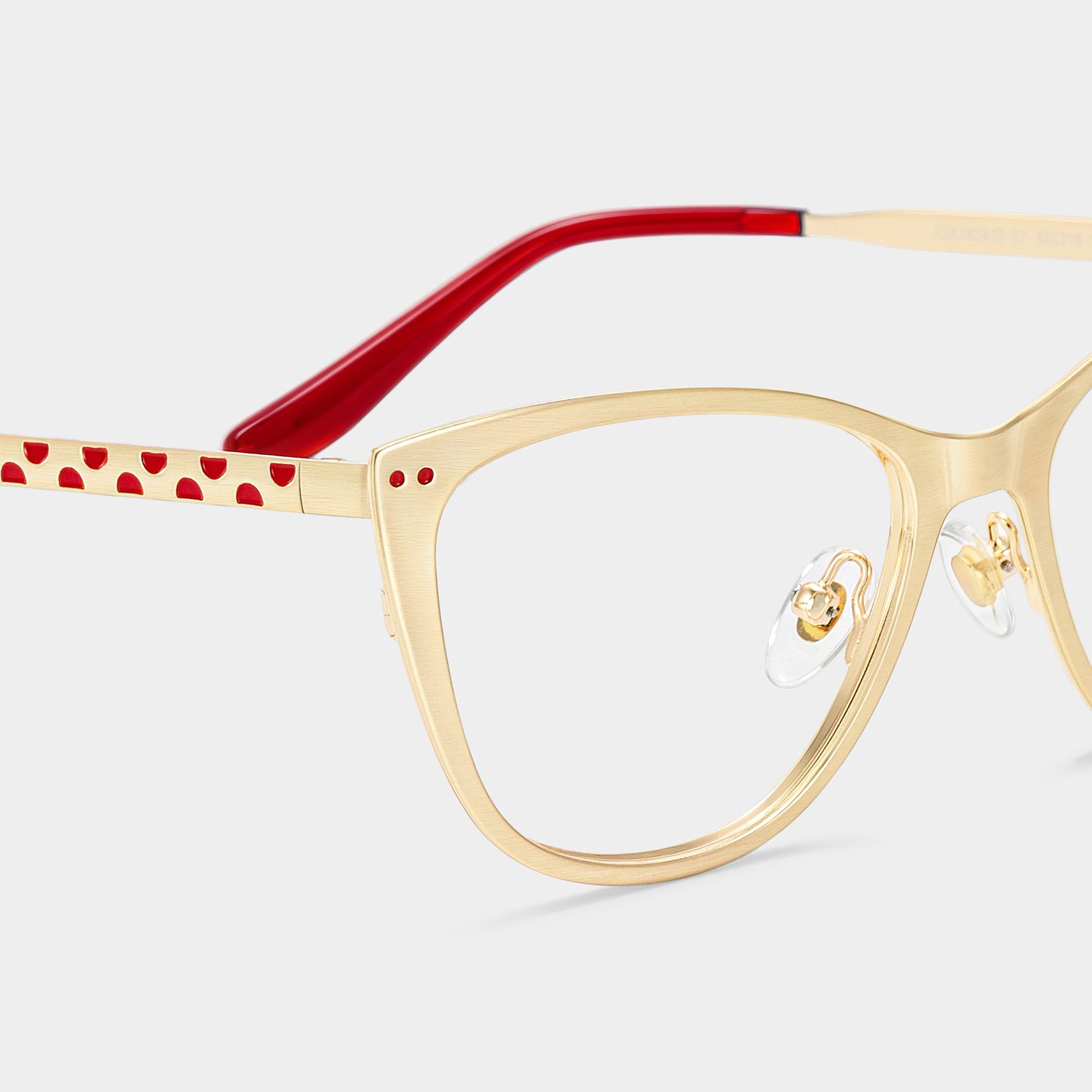 Katherine Gold Cat-Eye Glasses | ZEELOOL5