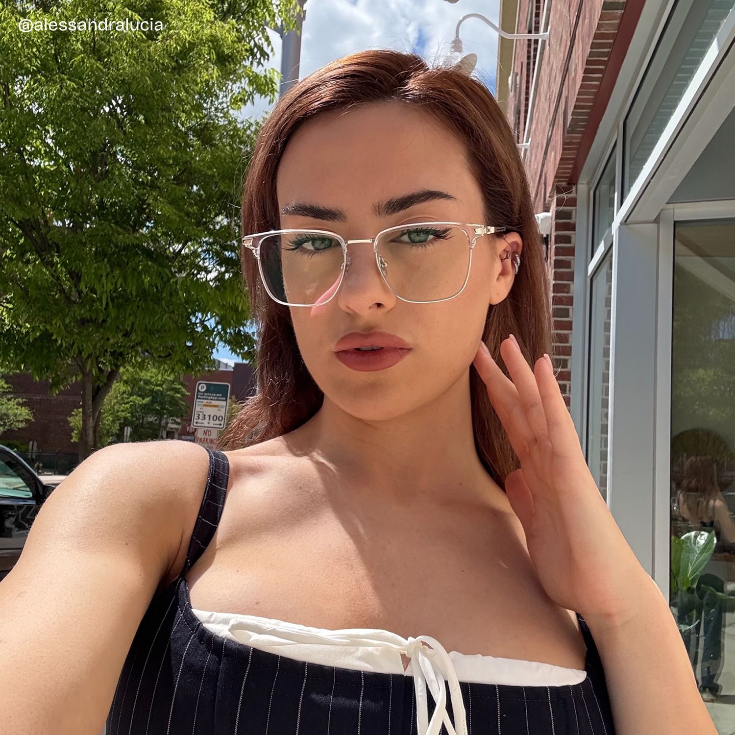 Owen Eyeglasses in Square Black Gold Frame | Zeelool6