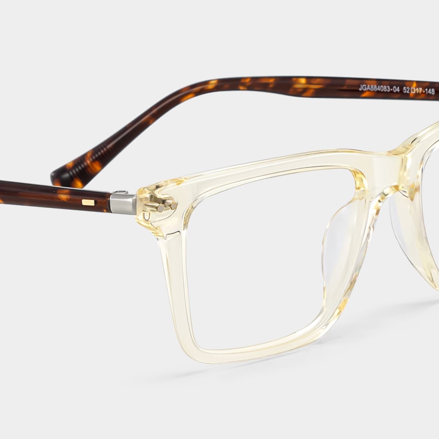 Harper Rectangle Yellow Glasses5