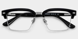 Landon Browline Silver Glasses2