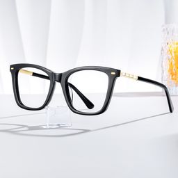 Spahic Square Black Glasses0