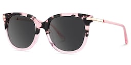 Mailyn Round Pink Tortoise Glasses2