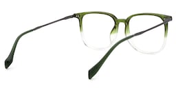Mullen Square Green-Clear Glasses3
