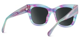 Minfia Square Blue Purple Glasses5