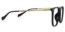 Mullen Square Fake Black Glasses2