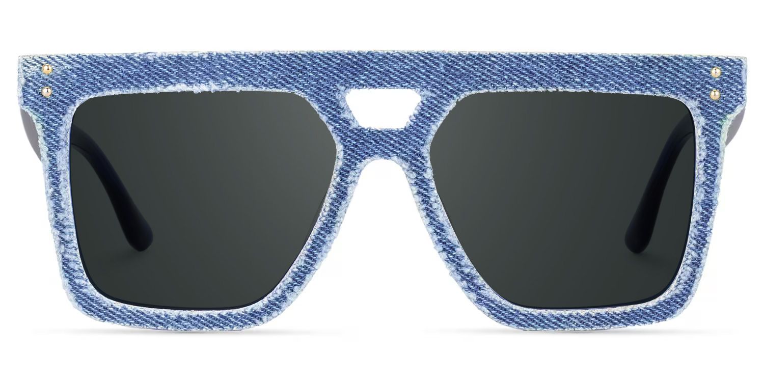 Rubin Denim Glasses, Blue Jean Frame Sunglasses0