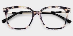 Jacqui Tortoise Square Glasses2
