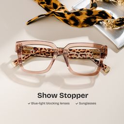 Caius Square Beige Glasses2