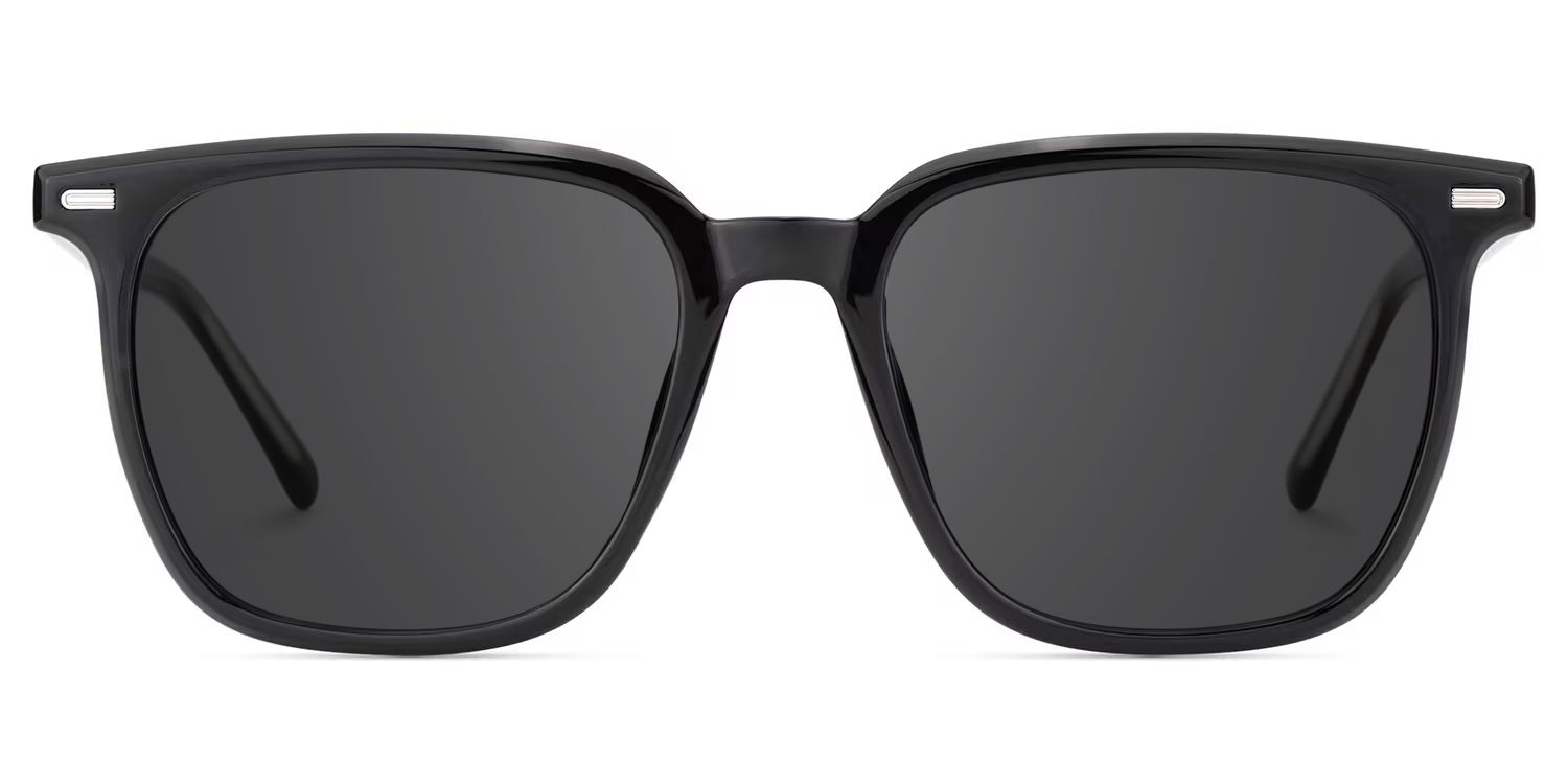 Eliza Black Square Sunglasses to Frame Your Face | ZEELOOL0