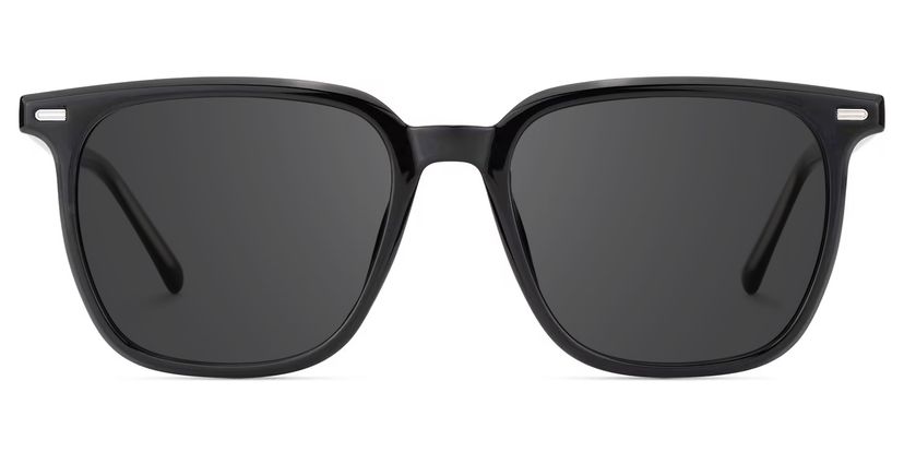 Eliza Square Black Glasses