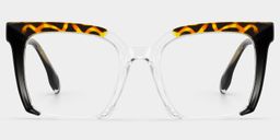Misty Square Black Glasses0