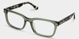 Patrick Rectangle Green Glasses3