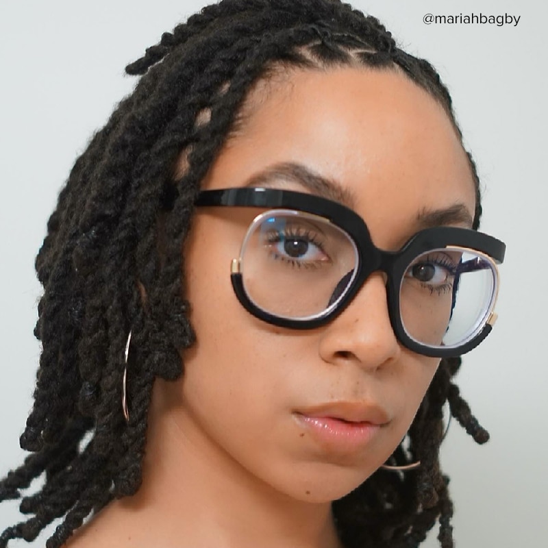 Darice Round Black Glasses9